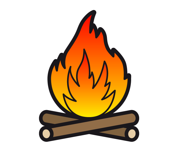 Osterfeuer bei Schulte Lindt